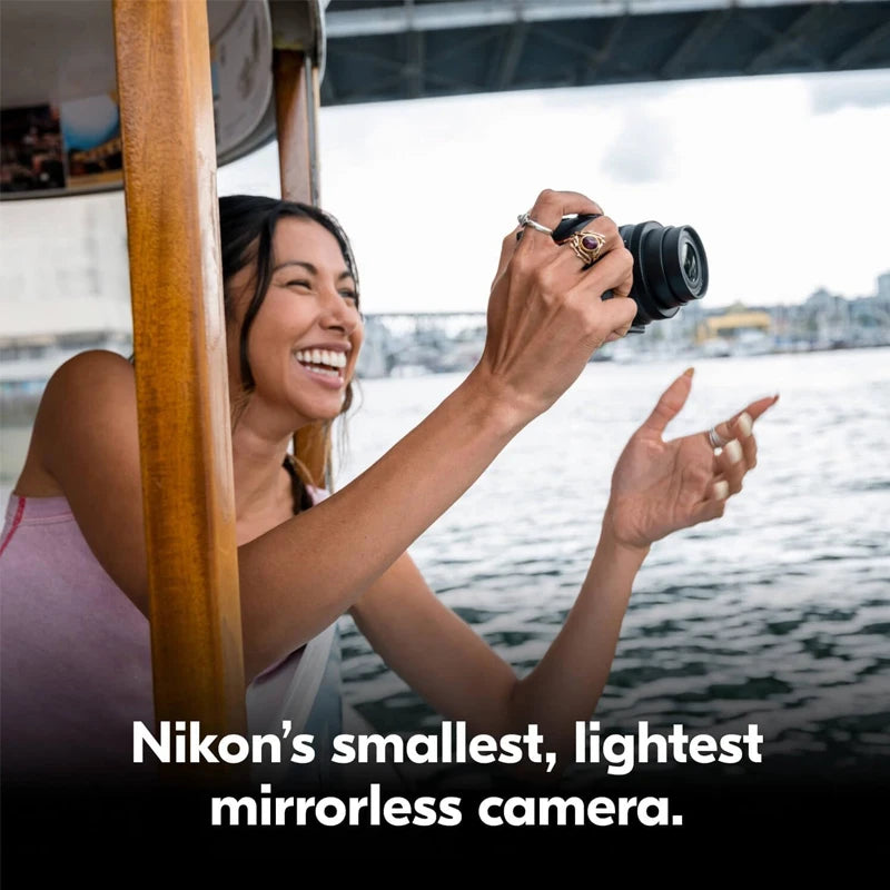 Cámaras Nikon originales, video 4K UHD, cámara sin espejo Z30 con pantalla táctil abatible, formato DX, para creadores de contenido y fotógrafos.
