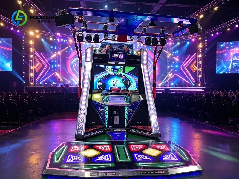 Máquina de Baile Arcade Comercial, Equipo de Juego de Baile Interactivo para Centros de Entretenimiento, Centros Comerciales y Salas de Juegos