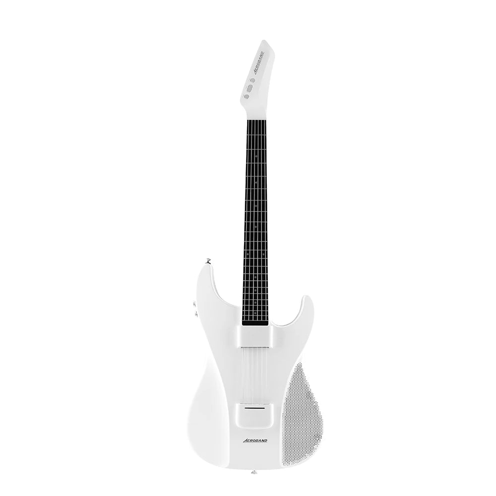 AeroBand Guitarra eléctrica de viaje Cuerda de silicona sin dolor Todo en uno 9 estilos de sonido Bajo acústico con micrófono con altavoz