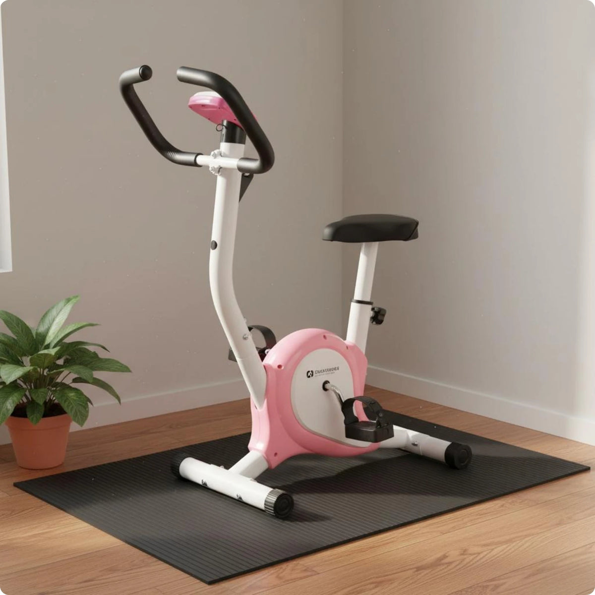 Bicicleta Estática para Niños, Tamaño Compacto, Bicicleta de Ejercicio para Niños, Equipo de Gimnasio en Casa, Asiento Ajustable, Pedales Antideslizantes