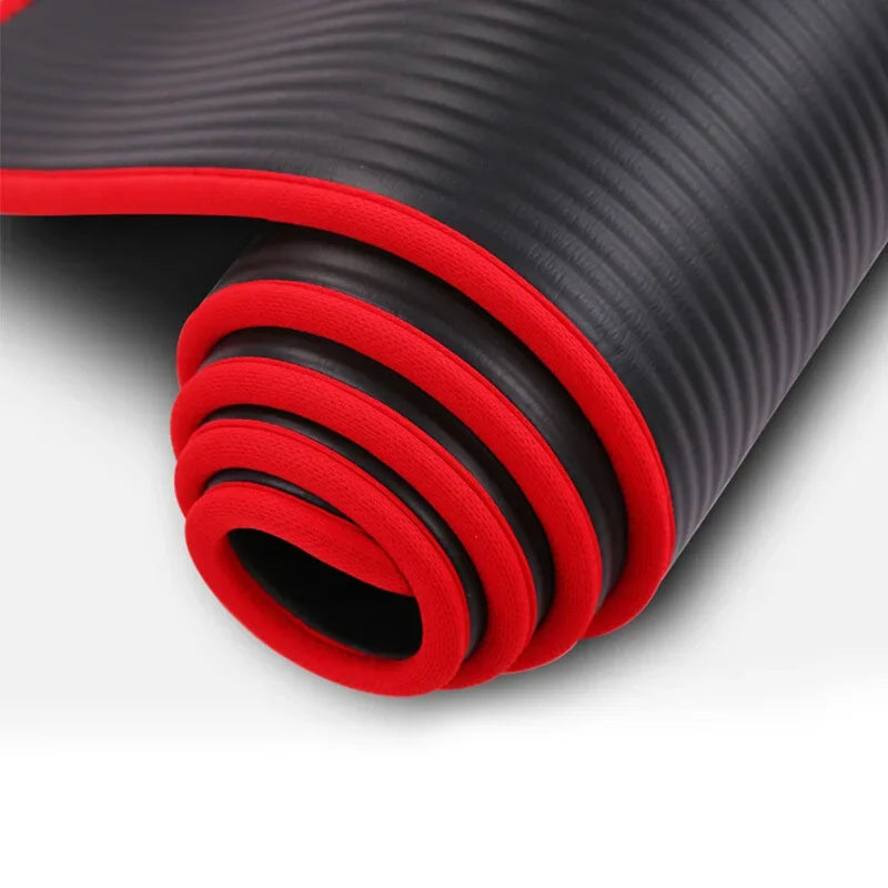 Estera de Yoga de 10mm Extra gruesa 1830*610mm NRB estera de almohada antideslizante para hombres y mujeres Fitness insípido gimnasio almohadillas de ejercicio estera de Yoga Pilates