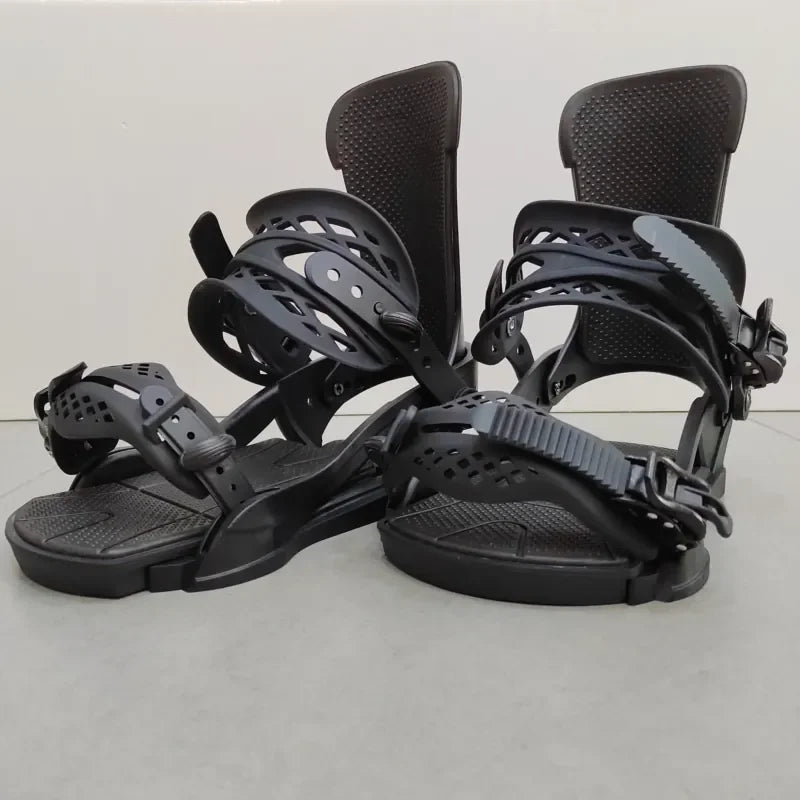 Venta caliente 2026: Fijaciones de snowboard de nailon para adultos FLORUIT, tamaño ajustable, suministro directo de fábrica, en stock.