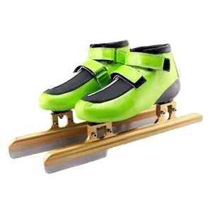 Patines de Hielo Cortos para Hombre, con Parte Superior de Microfibra de Fibra de Carbono, para Patinaje de Velocidad en Invierno