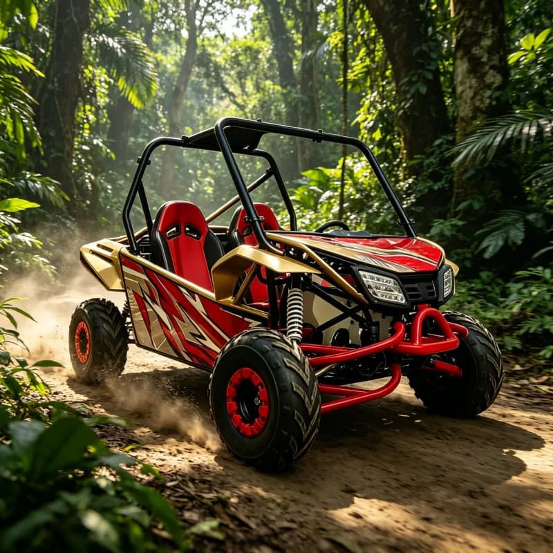 Cuatrimoto ATV para Adultos de 400cc, 4x4, Todoterreno, con Suspensión Independiente y Frenos de Disco, para Montaña, Personalizable