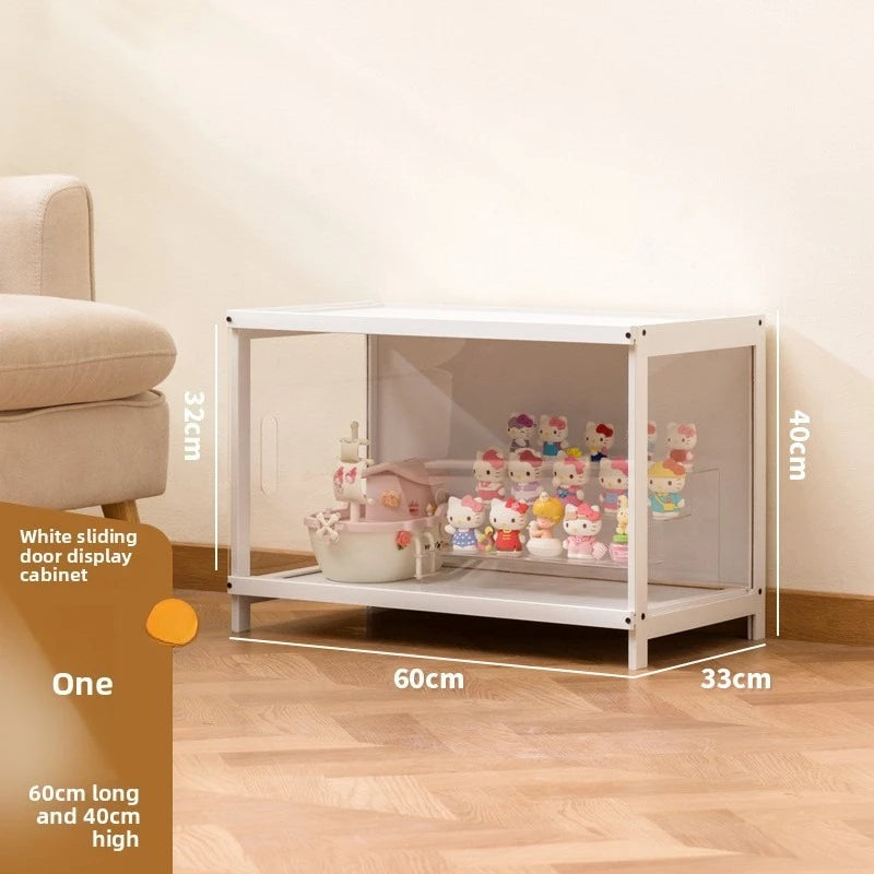 Vitrina expositora multifuncional para el hogar, caja transparente a prueba de polvo para modelos de juguete y figuras de colección (blind box)