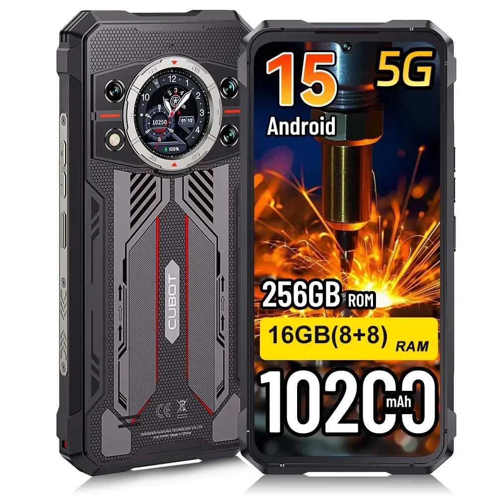 [Envío desde Polonia] Smartphone resistente 5G Cubot KingKong 11 16GB(8+8)GB+256GB 32GB(16+16)+256GB 10200mAh 6.72'' Teléfono móvil NFC Android 15