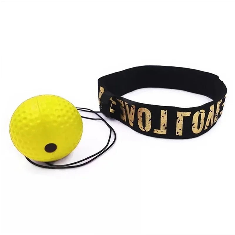 Pelota de velocidad de boxeo Muay Thai con banda para la cabeza para lucha de boxeo Sanda, entrenamiento de tiempo de reacción de velocidad rápida, entrenador de reflejos de boxeo