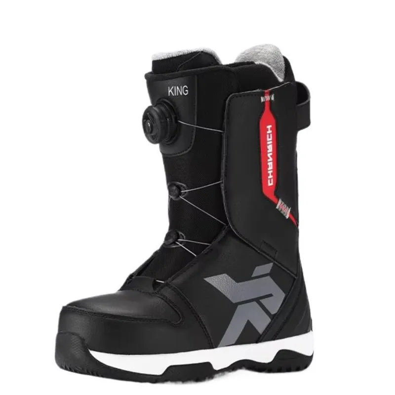 Botas de Snowboard para Hombre y Mujer, Calzado Rápido de Esquí, Térmicas, con Diseño Floral, Equipo de Esquí Completo, лыжные ботинки