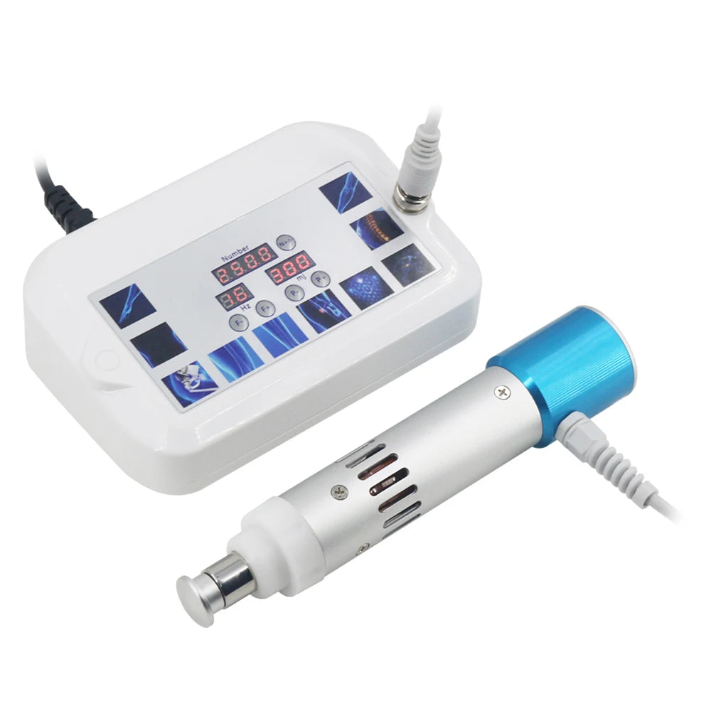 Máquina de terapia de ondas de choque de 300mj, masajeador vibrador de ondas de choque para fisioterapia, máquina muscular, masajeador corporal para la salud, alivio del dolor