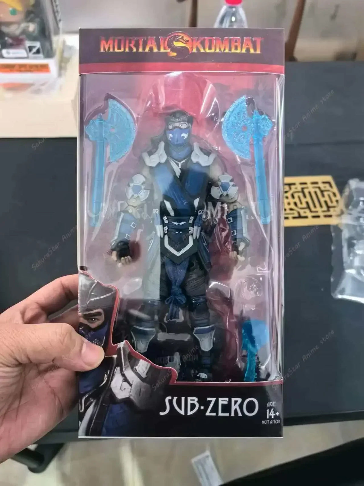 【In Stock】Mortal Kombat Spawn Sub Zero Scorpion Kitana Liu Kang 7 Inch 17cm Articulated Action Figure Collectible Game Model Toy