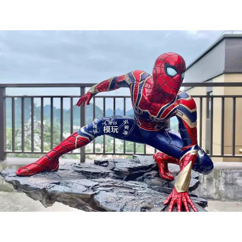 51cm The Avengers Figure Spider-Man Custom Made Double-headed Eagle Anime Model Resin Desktop Decorations Holiday Gifts Toys