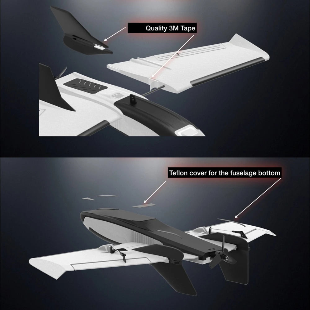ZOHD Dart250G 570mm envergadura Sub-250 gramos barrido ala delantera AIO EPP FPV RC avión Drone PNP/FPV versión lista