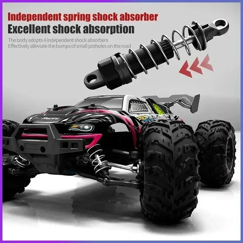 SCY16101 16102 RC Car 70km/h High Speed Remote Control Car Children's Four-Wheel Drive Remote Control Car LED Brushless Motor