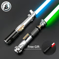 TXQSABER AnakinEP3 and LukeEP6 2pcs Lightsaber Buy 2 get 1 Free Gifts Jedi Smooth Swing Metal Hilt With Blade Skywalker