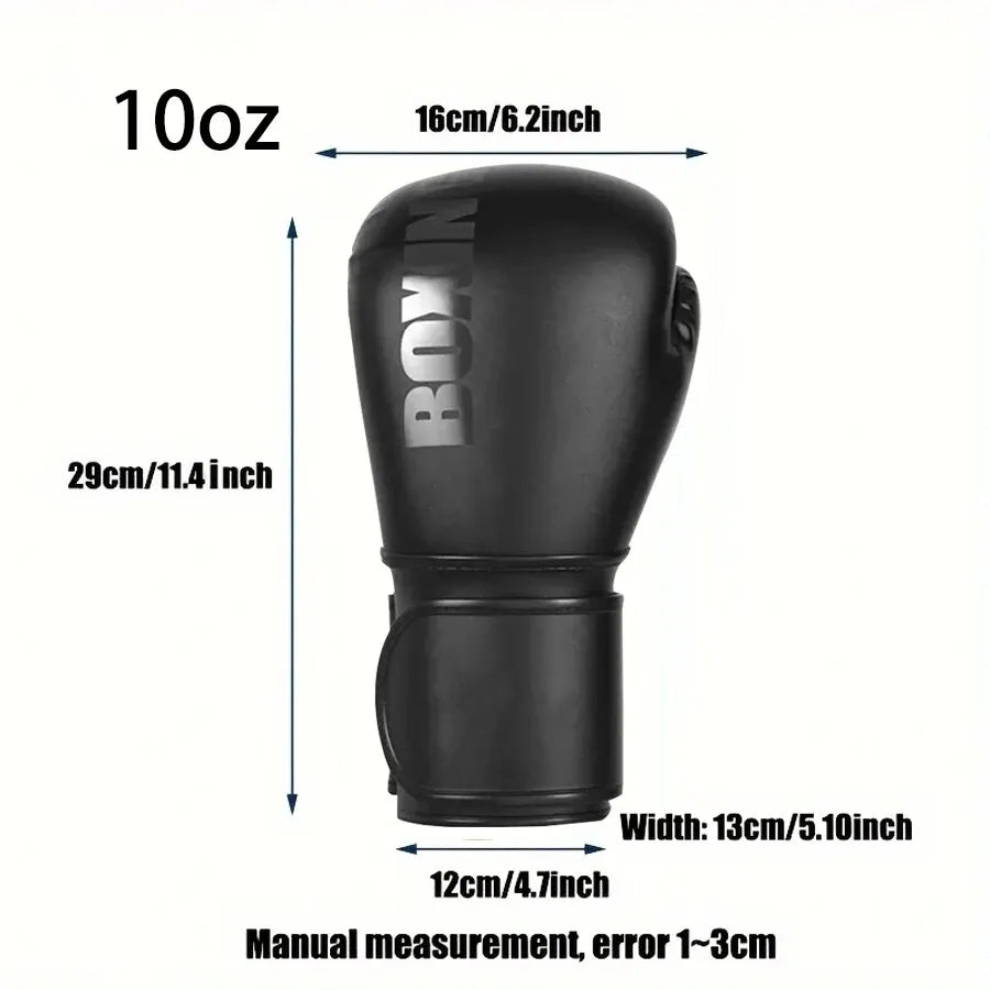 Guantes de boxeo profesionales de 12oz, adecuados para adultos, Mma, boxeo, Kickboxing, partición, Muay Thai, guantes de entrenamiento Sanda