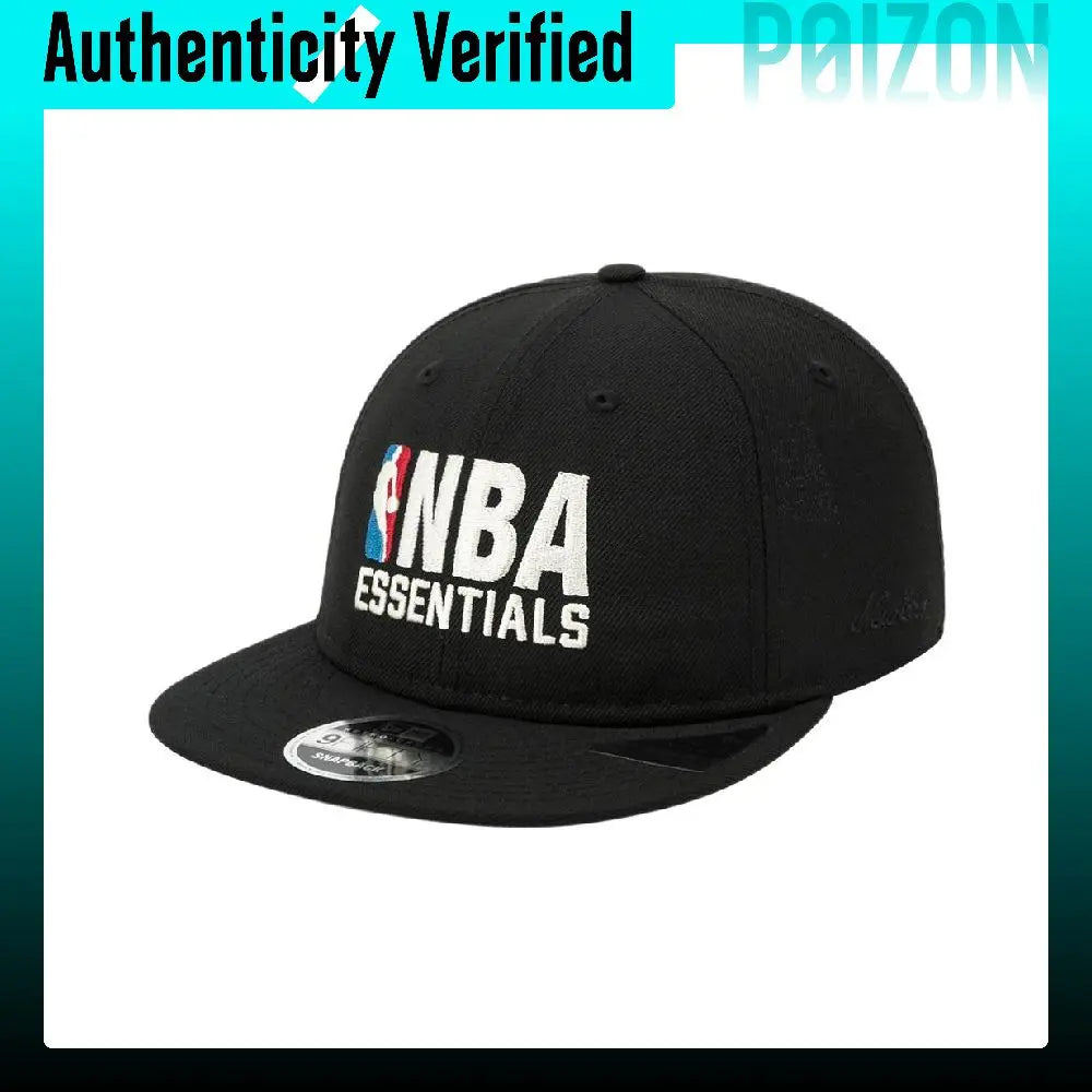 Gorras de béisbol New Era x Fear Of God x NBA 100 % lana, unisex, negras, 60792600-