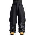 Nuevo GSOU SNOW reflectante llama gráfico hombres holgados Snowboard pantalones de invierno mujeres nieve impermeable Cargo snowboard pantalones de esquí