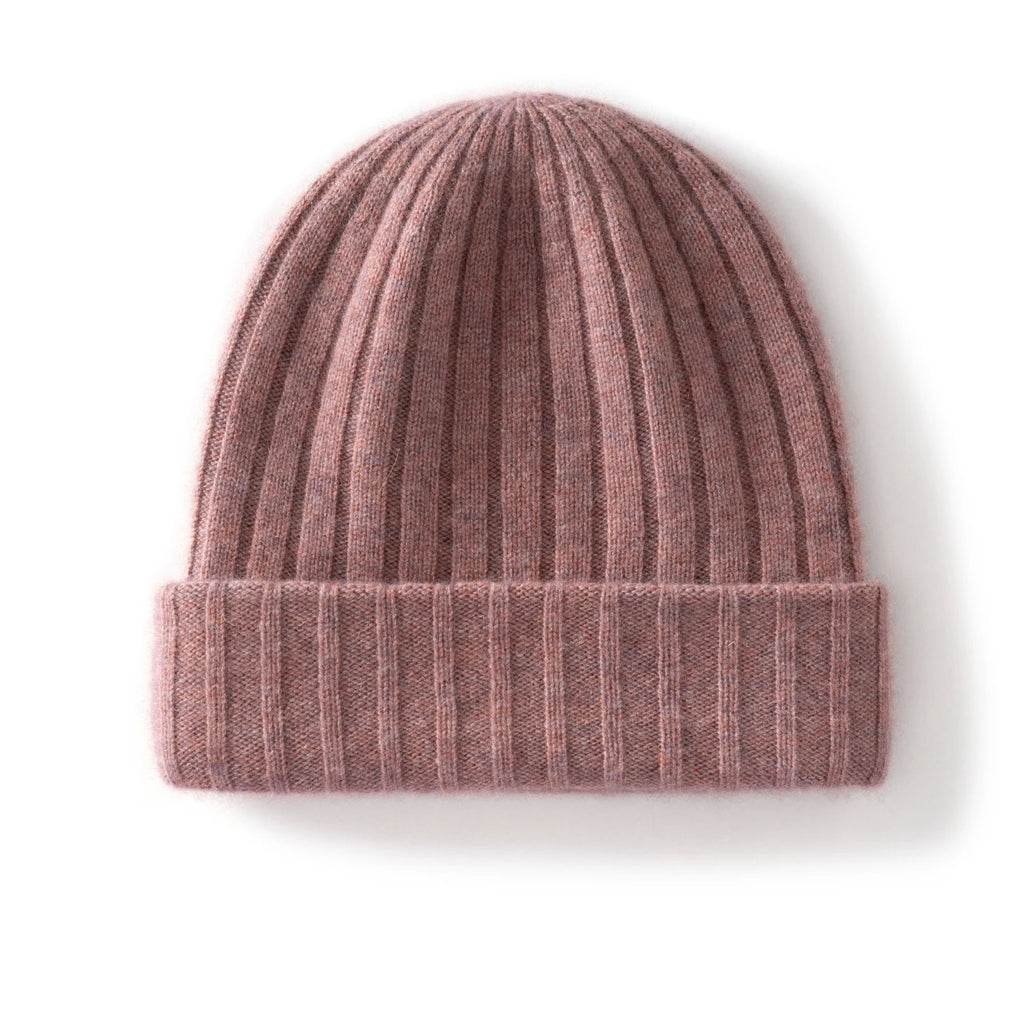 Gorro de Cachemira de calidad 100% para mujer/hombre, gorros cálidos gruesos de dos capas para invierno, gorro de esquí para exteriores, gorro de punto sin costuras para Unisex
