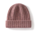 Gorro de Cachemira de calidad 100% para mujer/hombre, gorros cálidos gruesos de dos capas para invierno, gorro de esquí para exteriores, gorro de punto sin costuras para Unisex