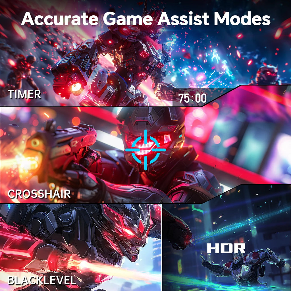 Monitor para juegos KTC de 24.5 pulgadas, 400Hz/240Hz |   IPS Rápido de 1ms |   Monitor FHD 1080P |   HDR 400 128% sRGB |   HDMI x2, DP x2 | Monitores VESA de 360Hz con Ajuste de Inclinación, Color Gris Plateado, H25X7