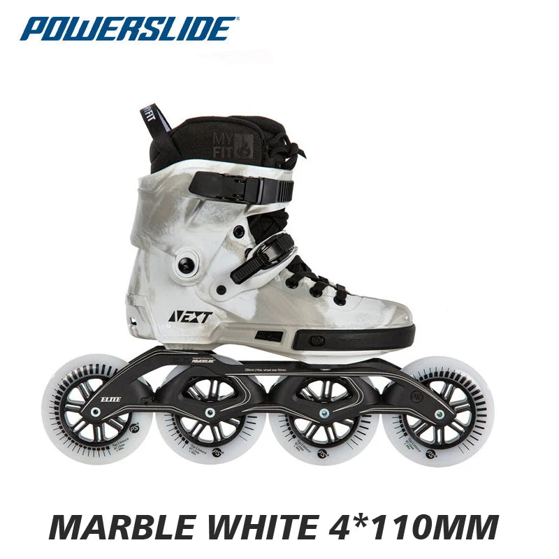 Patines Powerslide NEXT Trinity de 3 Ruedas para Adultos, Patines FSK para Patinaje en Calle, Patines en Línea Profesionales
