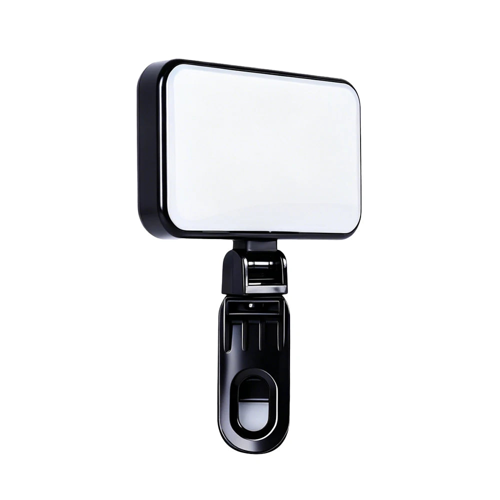 Mini Luz de Video LED de 5W, Luz de Relleno Portátil para Cámara de Teléfono, Vlog, Selfie, Transmisión en Vivo, 3 Niveles de Brillo, Soporte Hot Shoe para Fotografía