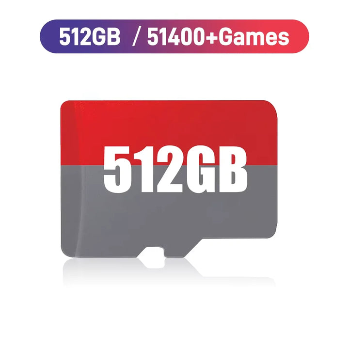 Tarjeta TF de juego Steamdeck, tarjeta de memoria de 1TB/512GB/256GB con más de 65200 juegos, más de 70 emuladores, sistema de batería para Steam Deck/consola de juegos Win/PC