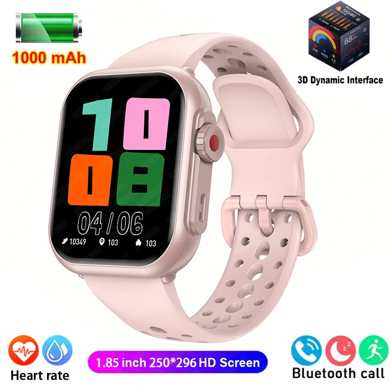 Smart Watch Ultra 2 SE Hombre Mujer 1000mAh HD AMOLED Frecuencia cardíaca 100+ Deportes Llamada Bluetooth Seguimiento GPS Reloj inteligente resistente al agua para Apple