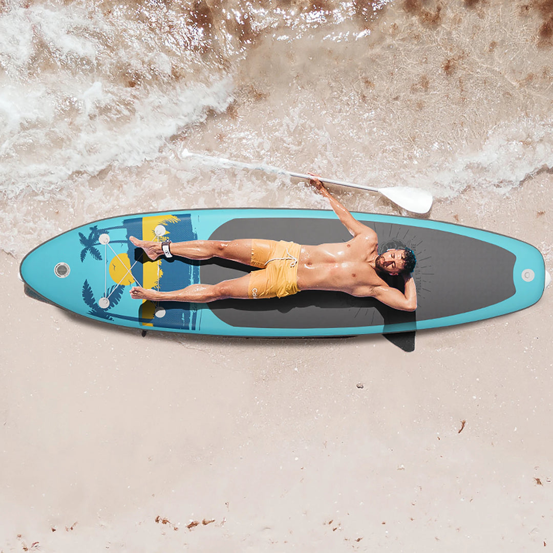 Tabla de SUP Inflable Funwater 335/350cm, Tecnología de Sellado Térmico, Kit Completo de Accesorios, Pala de Doble Punta, Stock Local en la UE