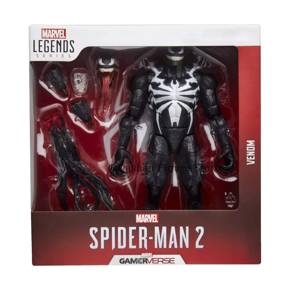 Figura de acción de Venom de Marvel, Peter Parker, 26 cm, versión de colección para juegos, figuras de Venom, modelo de PVC con articulaciones móviles, juguete.