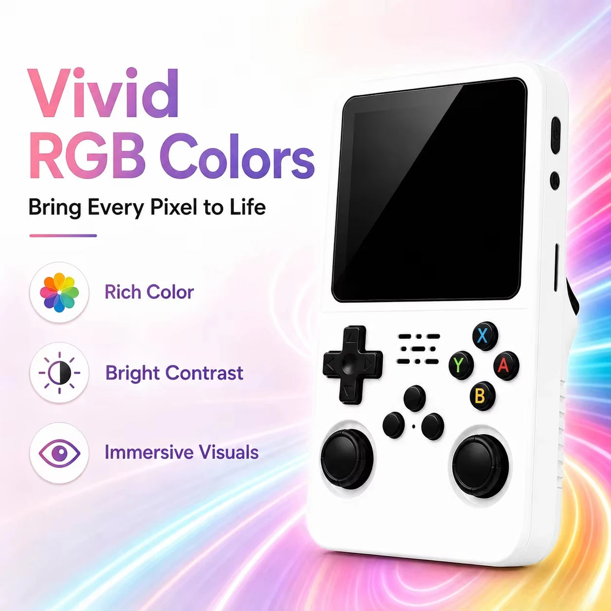 R36S Original Retro Handheld Game Player 100% Arkos System 3.5" Screen Portable Emulator Handheld Game Console Christmas Gift