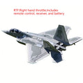 Avión teledirigido F22 V2 Raptor, modelo de combate con conductos de 6 canales y 50mm, aviones acrobáticos 3D rentables, ala fija mejorada