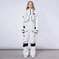 Traje de nieve de una pieza para hombre y mujer, mono de esquí cálido impermeable para exteriores, ropa femenina a prueba de viento para Snowboard de montaña, novedad de invierno de 2024