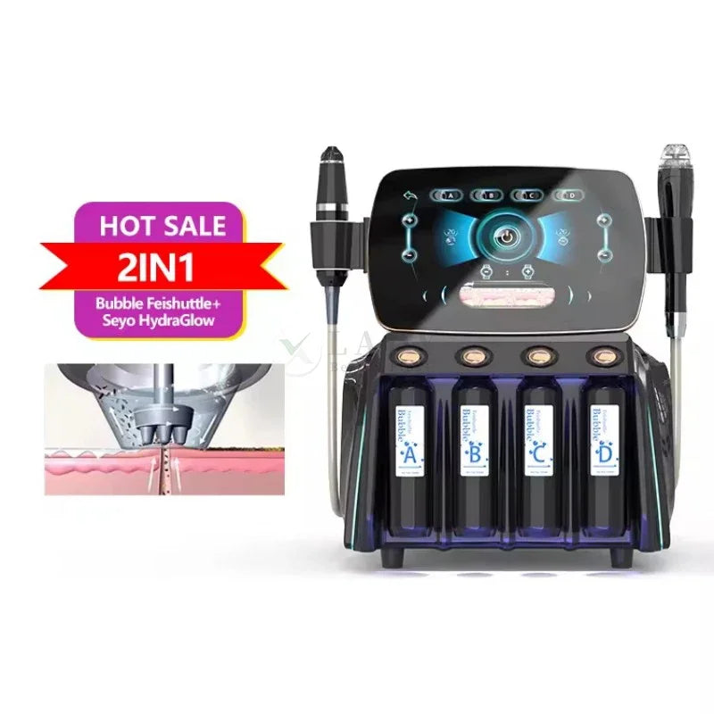 Nueva Llegada, Máquina 2 en 1 para la Eliminación Visual de Puntos Negros, Hidrodermoabrasión, Limpieza Facial, Rejuvenecimiento de la Piel, Hidrodermoabrasión