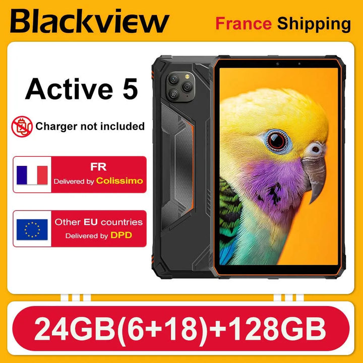 Tablet Resistente Blackview Active 5 [Sin Cargador Europeo] 6GB+128GB 8.68&
