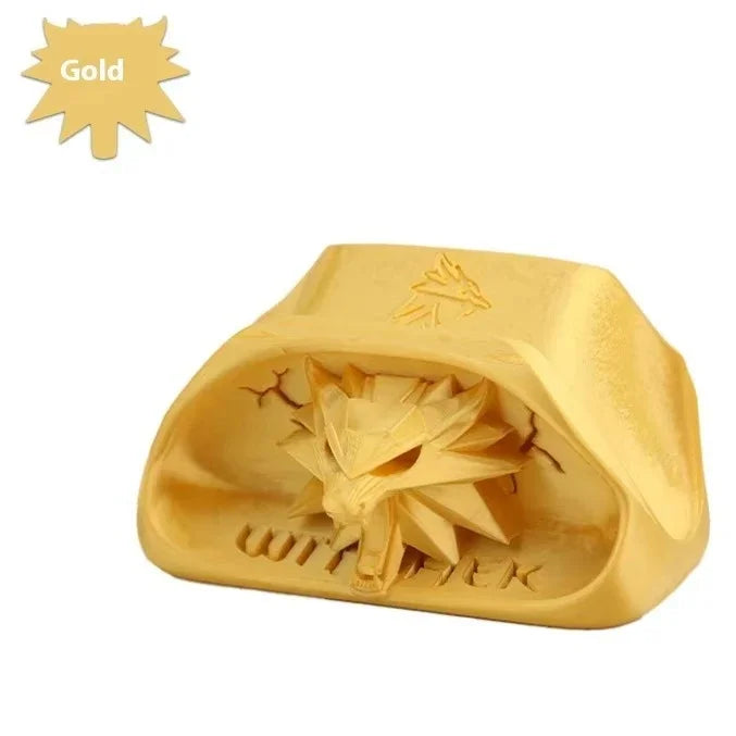 Soporte Base para controlador de juego con insignia de cabeza de lobo para mando de Xbox, periféricos para juegos, accesorios de ordenador, organizador de almacenamiento de escritorio