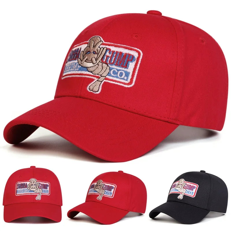 Gorra de diseño de moda de 1994, gorra de béisbol BUBBA GUMP SHRIMP para hombres y mujeres, gorra deportiva, gorra de verano, gorra informal bordada, gorras de Forrest Gump