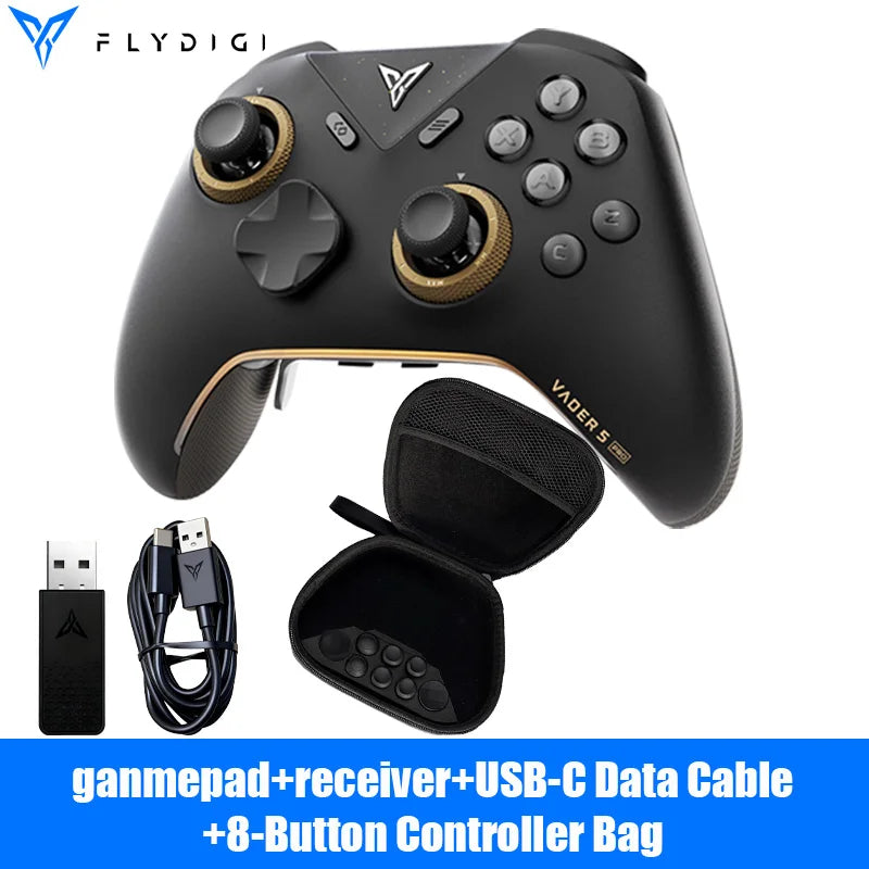Control Inalámbrico Bluetooth Flydigi Vader 5 Pro V2 Versión Global, Multiplataforma para PC, NS2, Móvil y Steam, Disponible en Stock
