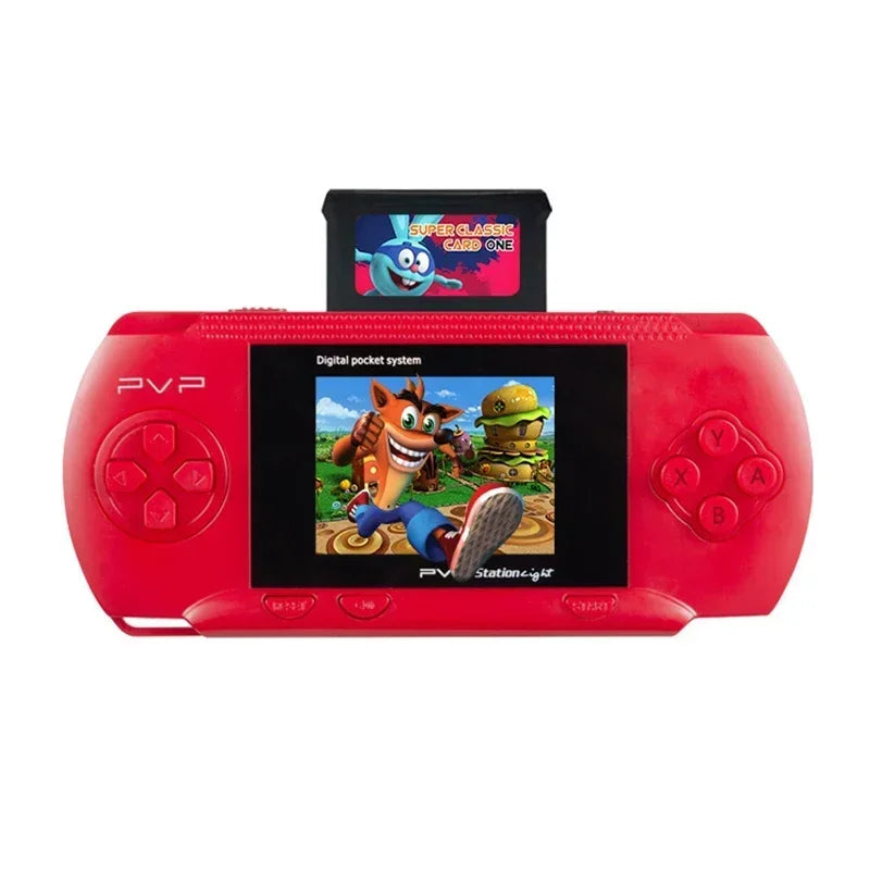 Consola de juegos portátil PVP 3000 con juegos retro integrados - Reproductor de videojuegos portátil de 2,4 pulgadas, salida AV, sistema de juegos electrónico