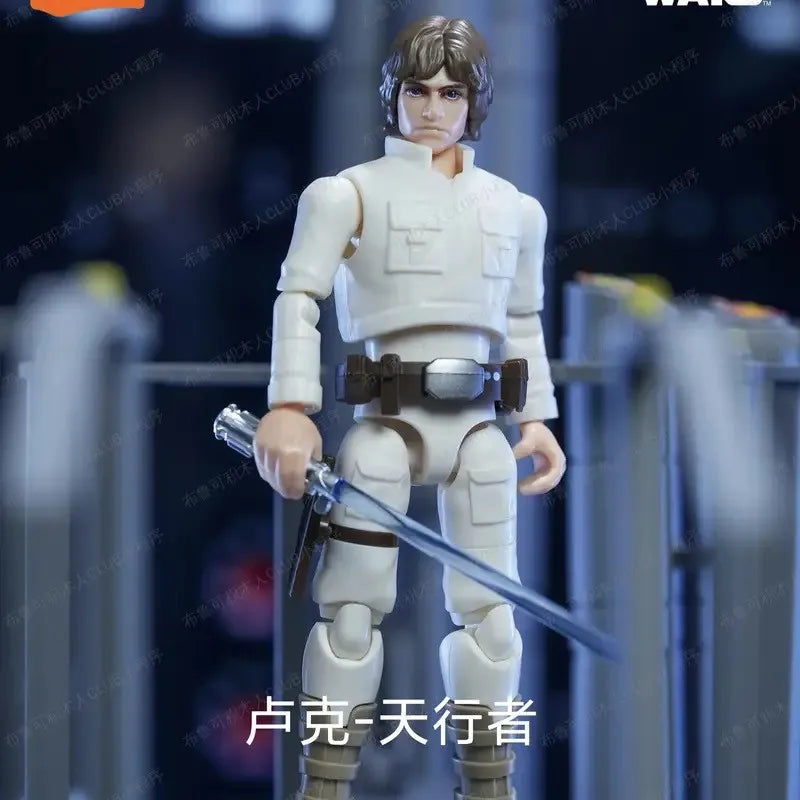 Nuevas figuras de acción Blokees Star Wars en caja sorpresa, versión Galaxy 02, Darth Vader, Luke, R2D2, modelos ensamblables y articulados, juguetes de regalo