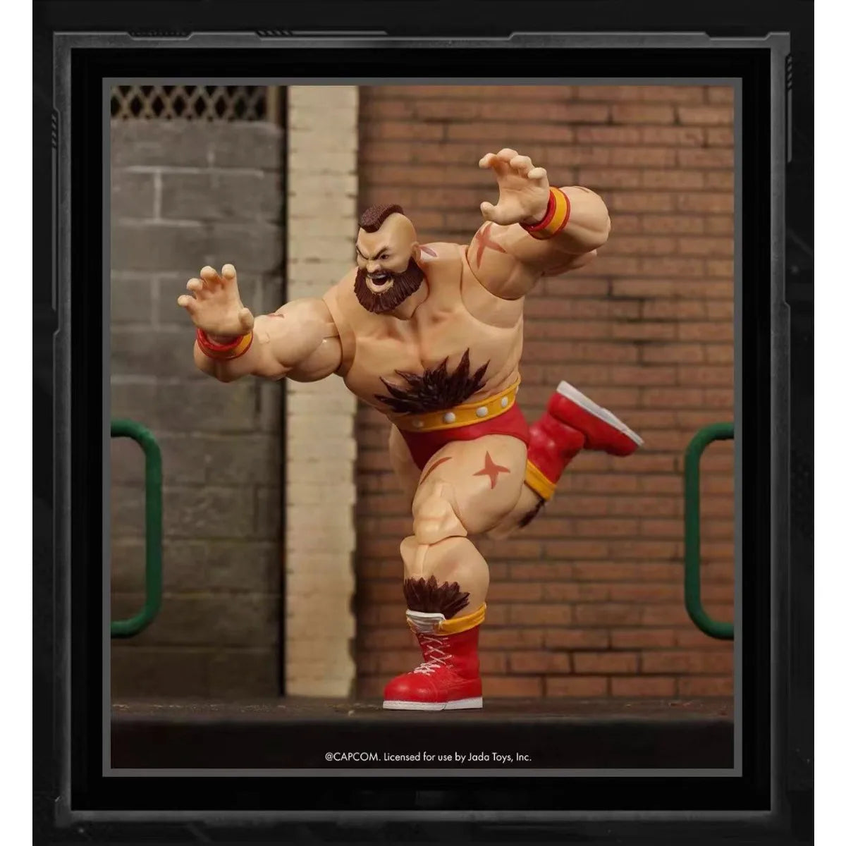 Jada Toys Street Fighter II Zangief 1:12 Scale Action Figure – 90s Classic Fighting Game Red Cyclone Collectible Model Toys Gift