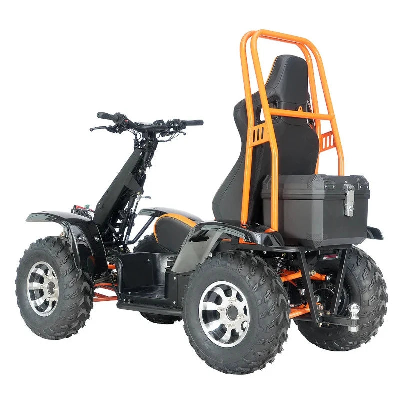 Scooter KW V 4WD con Motor de 00W de Potencia/H, Uso Agrícola, Certificación CE 4*4 ATV COC EEC, Sensor de Carga 0Kg, Sumeide