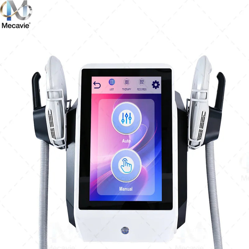 Dispositivo de Reducción de Grasa EMS RF de Nueva Generación, 6500W, 200HZ, con Doble Manípulo, para Esculpir el Cuerpo, Reafirmar la Piel y Equipo de Belleza