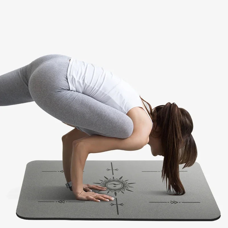 Mini estera de soporte plana, estera de Yoga de goma de poliuretano antideslizante, 40X60CM, estera de Fitness de rodilla de equilibrio invertido, espesor de 5mm