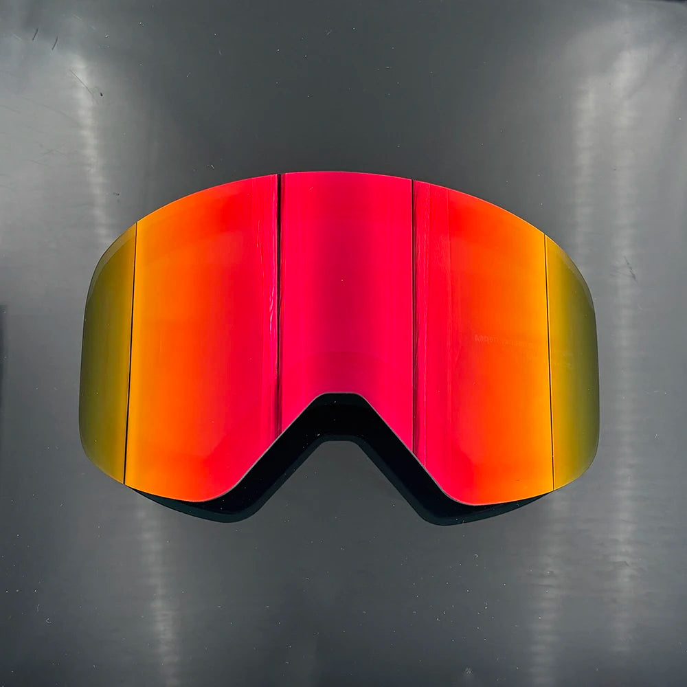 Gafas de esquí y snowboard unisex para exteriores con lente magnética, antivaho, protección UV400, a prueba de viento, gafas de motocross, máscara de esquí.