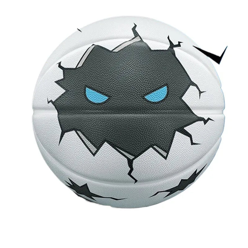 No. 7 patrones de anime en caucho con una buena sensación al tacto y resistencia al desgaste, adecuados para juegos de baloncesto en interiores/exteriores para adolescentes.