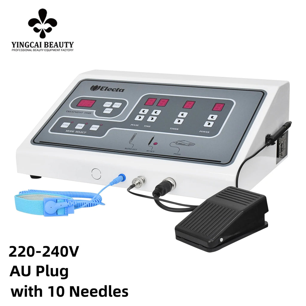 Máquina profesional de depilación con electrólisis permanente, dispositivo de depilación con aguja indolora para máquina de depilación facial y corporal