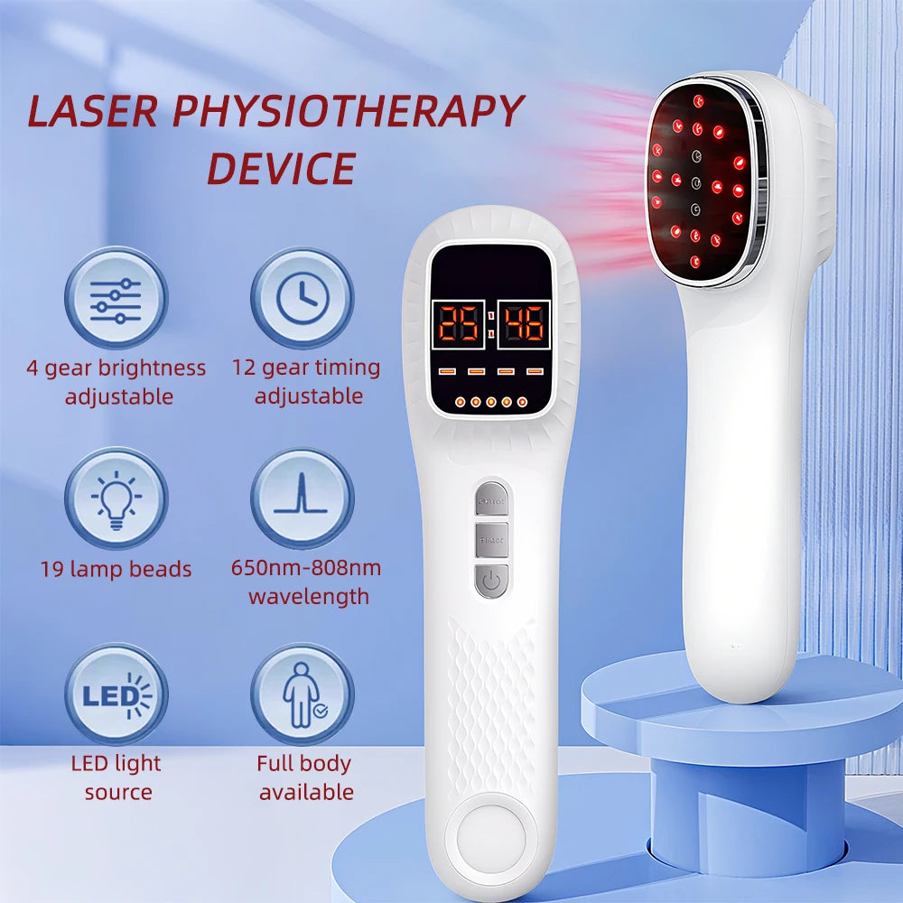 Dispositivo de belleza infrarrojo con luz roja para cara y cuerpo, 650nm + 808nm, rejuvenecimiento de la piel, articulación muscular, alivio de la fatiga corporal, cuidado de la salud