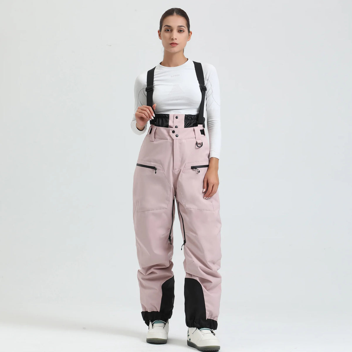 Pantalones de Esquí Gsou para Mujer, Impermeables, para Deportes de Montaña, Invierno, para Hombre y Mujer, Overoles de Snowboard con Tirantes, Pantalones de Nieve Cálidos para -40 Grados
