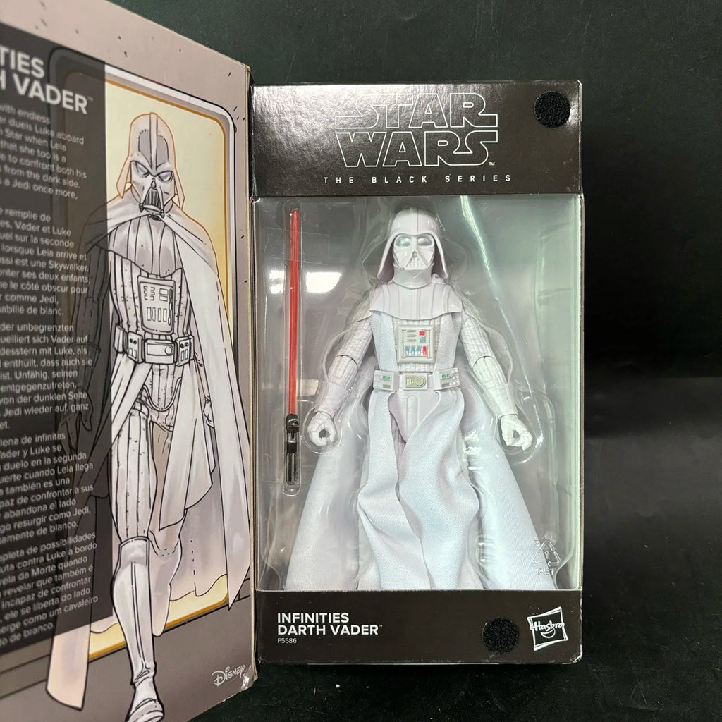 Hasbro Star Wars serie negra Obi-Wan Darth Vader Cal Kestis Boba Fett Luke Mandalorian figura de acción modelo juguete para regalo